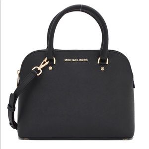 Michael Kors Cindy Med Saffiano Leather Satchel
